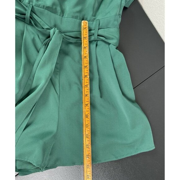 NWT-Entro‎ Romper Womens Small Belted Flowy One Shoulder - Picture 8 of 11